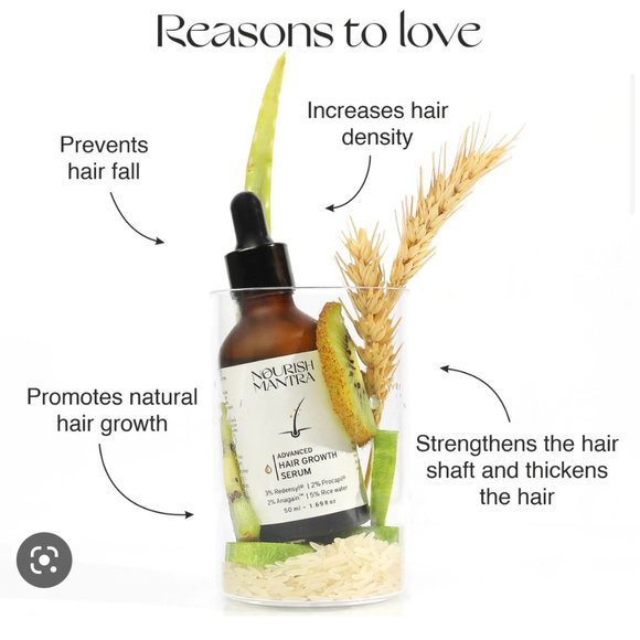 NWT 🛍 Nourish Mantra Advanced Hair Growth Serum - Picture 3 of 11